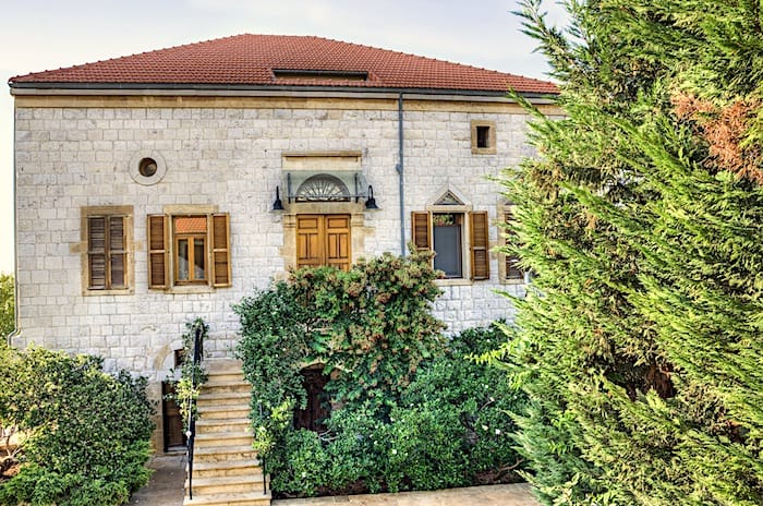 Maison typique libanaise, bâtie au XIXe siècle